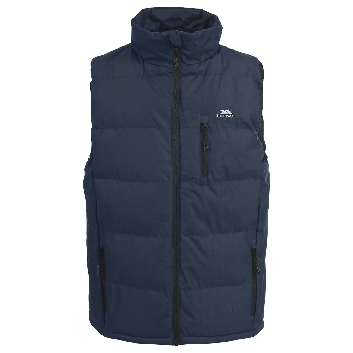 Doudoune Sans Manches Clasp bleu marine, TRESPASS