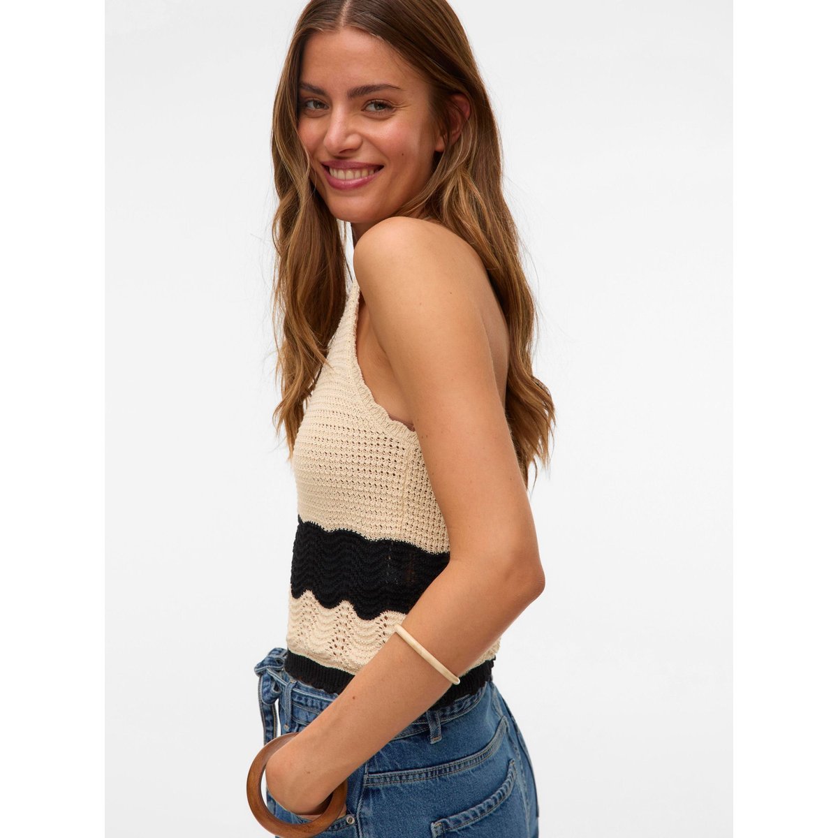 Pull En Maille birch, VERO MODA