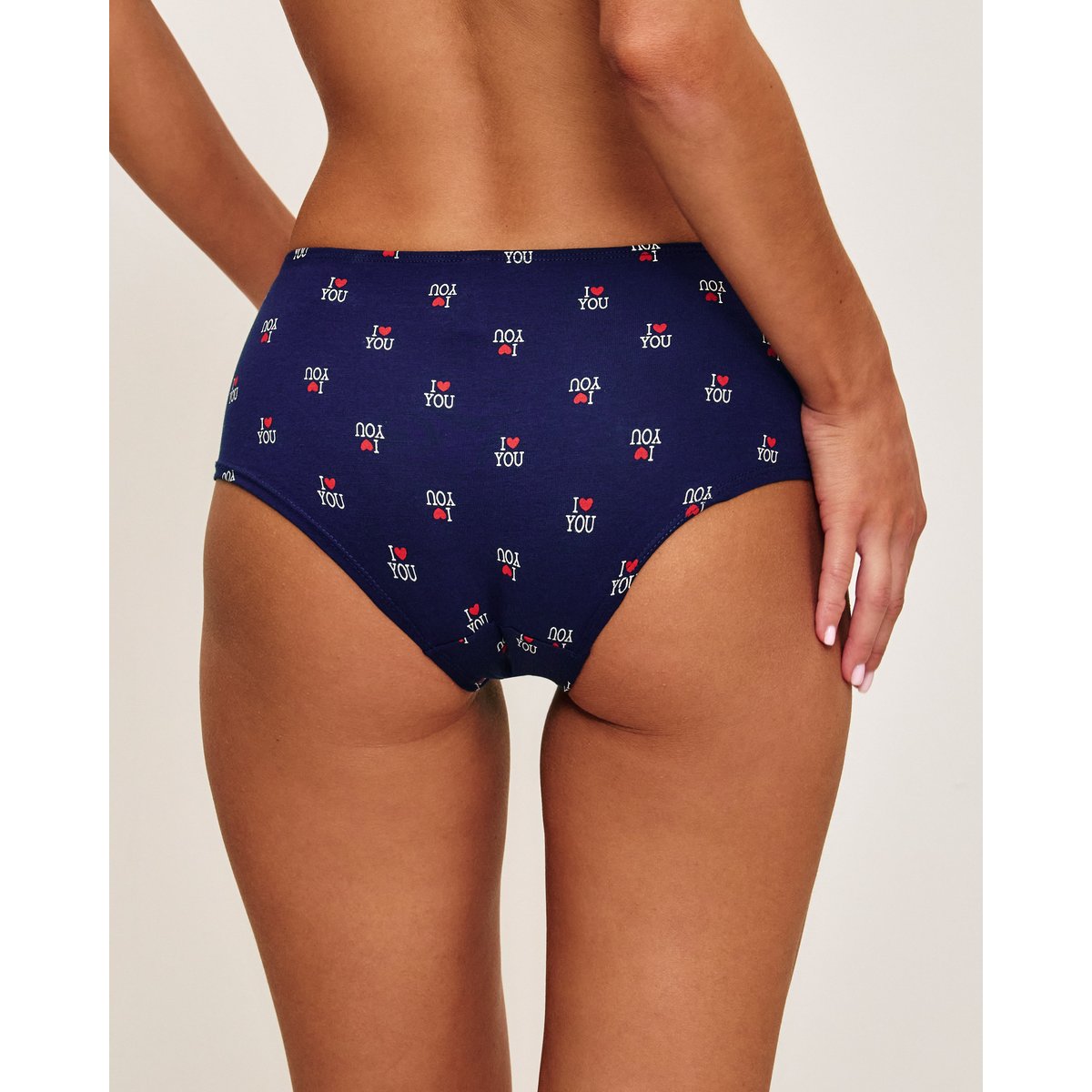 Lot de 3 shortys en coton thème amour BOTTLIZ MIMIDO rouge, UNDIZ