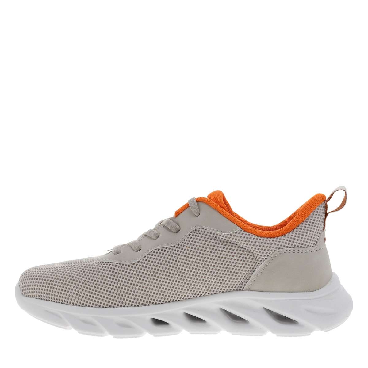 Baskets 343-AVK07 talon plat beige, BUGATTI