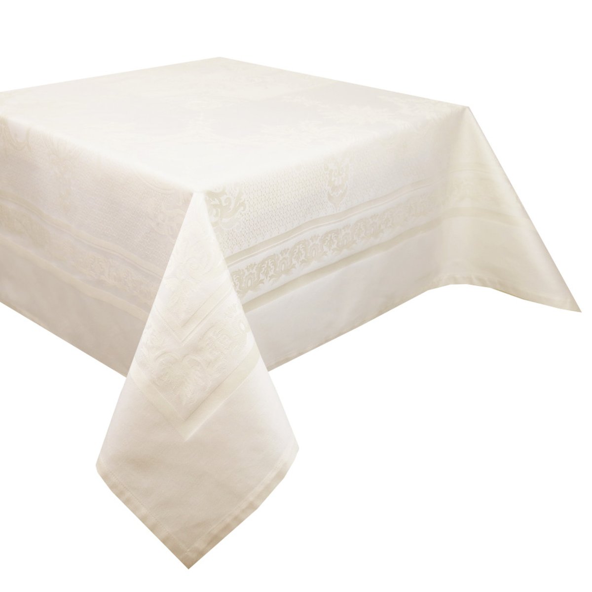 Nappe pur coton BEAUREGARD ivoire, GARNIER THIEBAUT