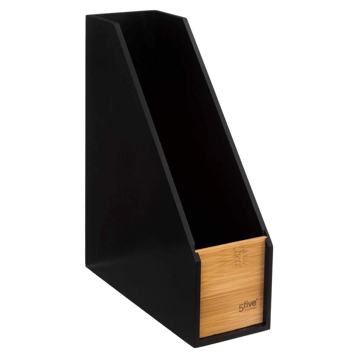 Range-revues en bambou BAVA noir, 5FIVE SIMPLY SMART