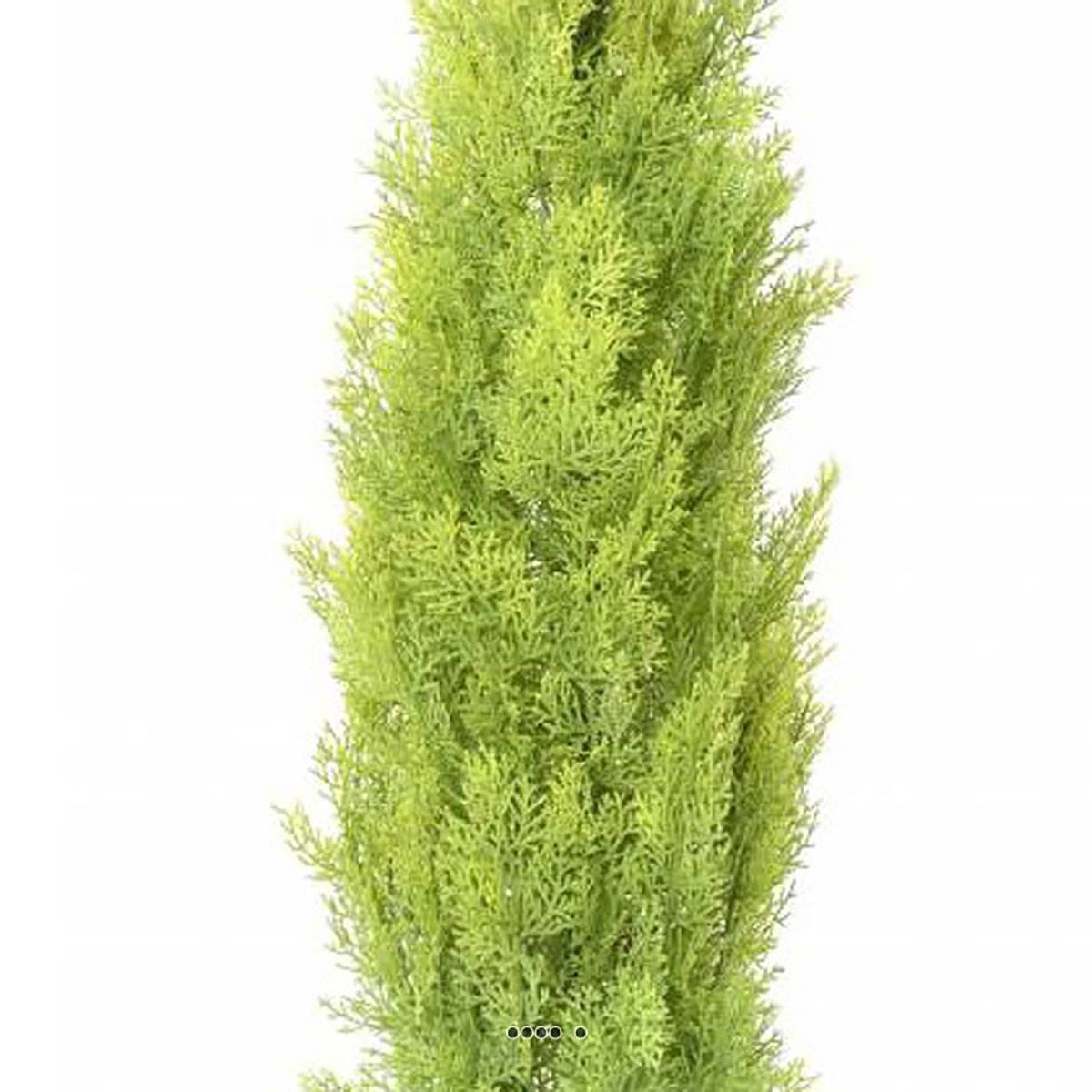 Cyprès artificiel en pot anti-UV pour ext vert-jaune, ARTIFICIELLES