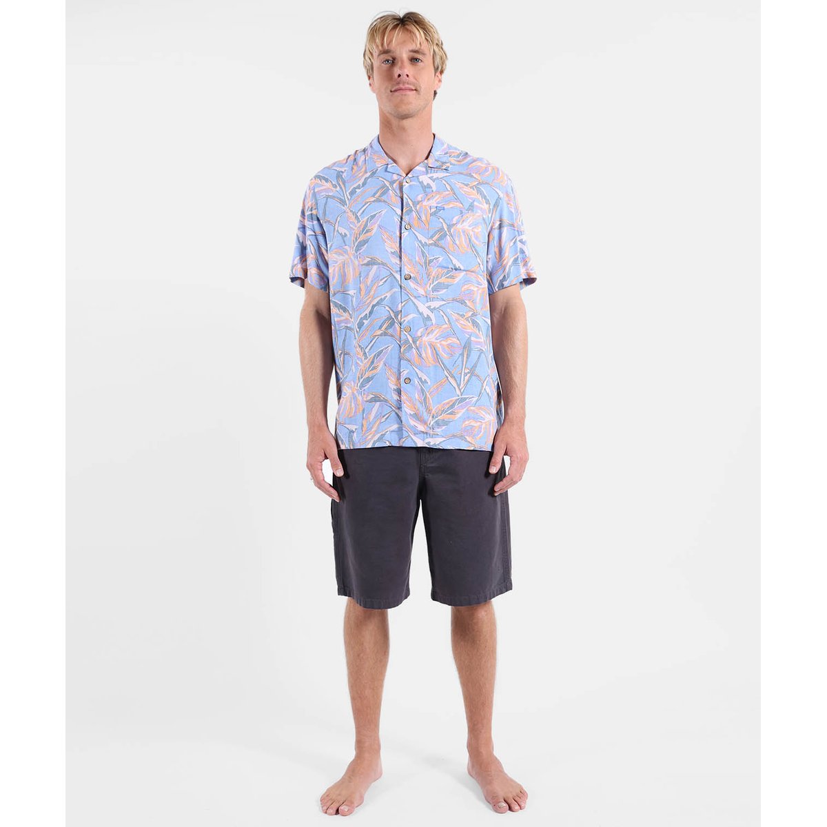 Chemise manches courtes TROPICS lavender, OXBOW