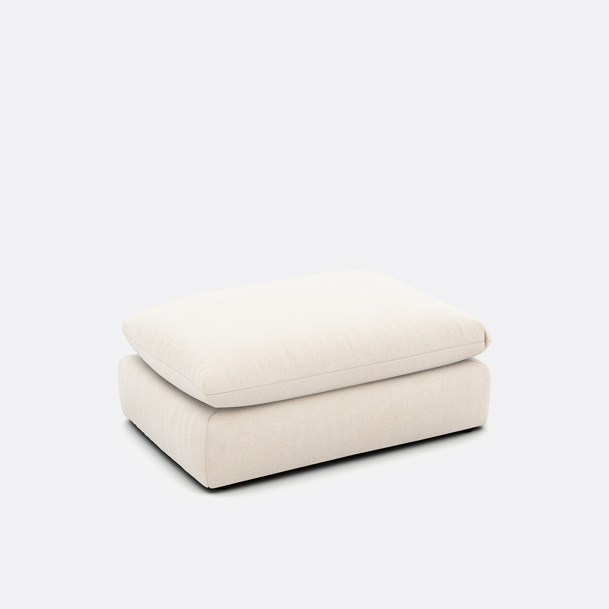 Modulaire poef, gevlekt polyester, Malo ecru, LA REDOUTE INTERIEURS