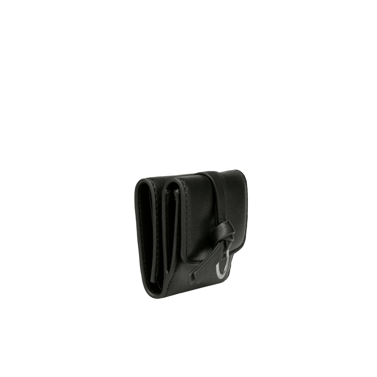 Portefeuille combiné modèle Leni en cuir de vachette souple noir, MARC O'POLO