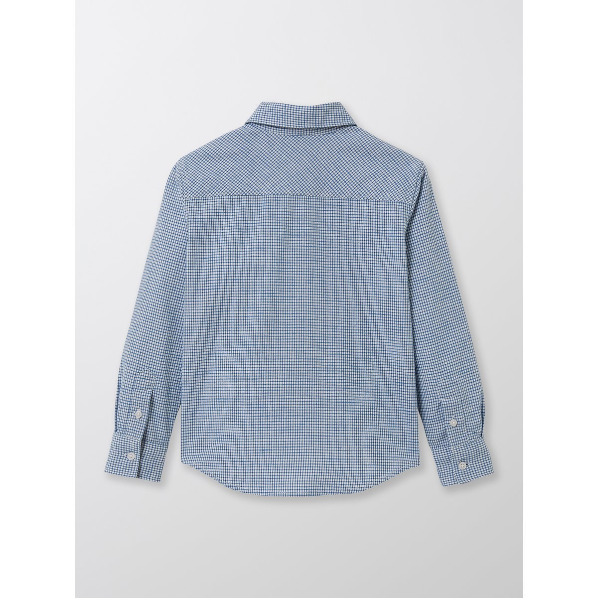 Chemise  Vichy bleu, CYRILLUS