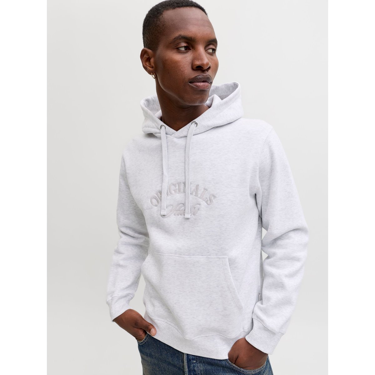 Sweat À Capuche bright white, JACK & JONES