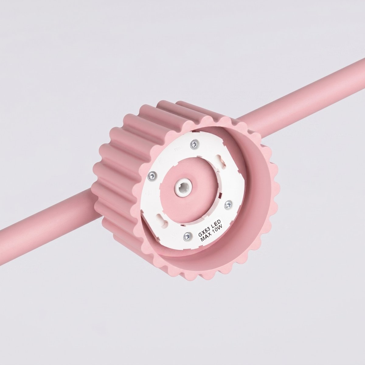 Lustre Aluminium Rose Gx53 4 AURA rose, EDEN