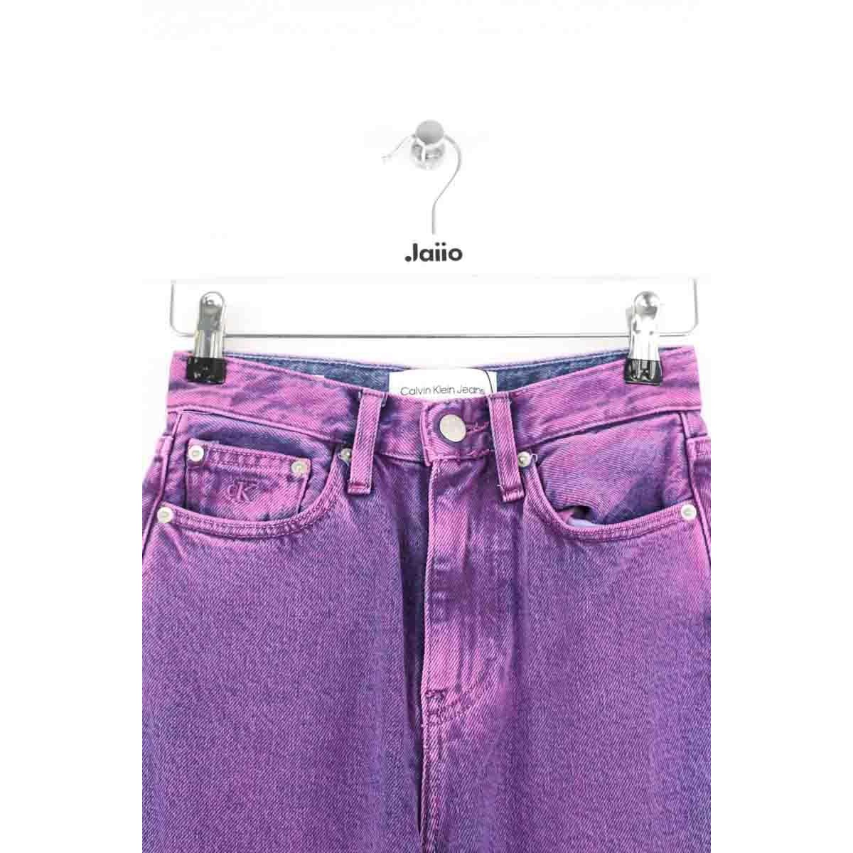 Jean droit - Très Bon État violet, CALVIN KLEIN
