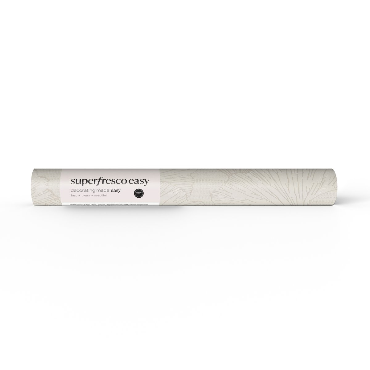 Papier peint Feuillage Gigi beige poudré, BOUTIQUE