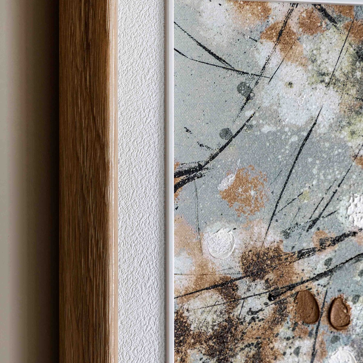 113x93cm Bliss Framed Canvas beige, ÉDITÉ