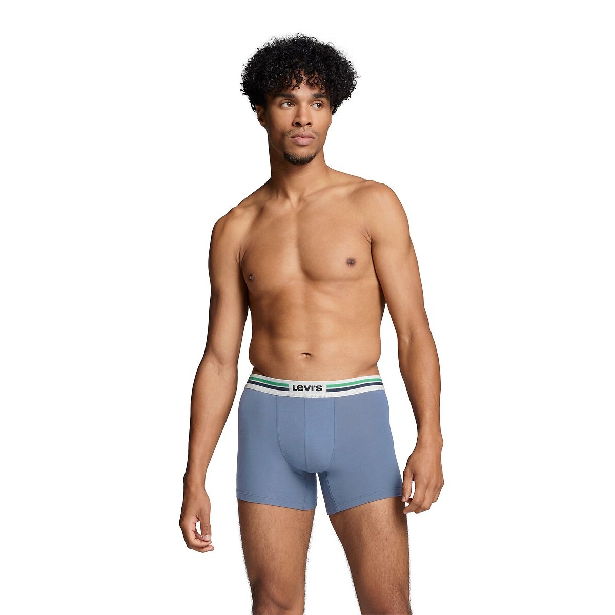 Lot de 2 boxers unis bleu + bleu marine, LEVI'S