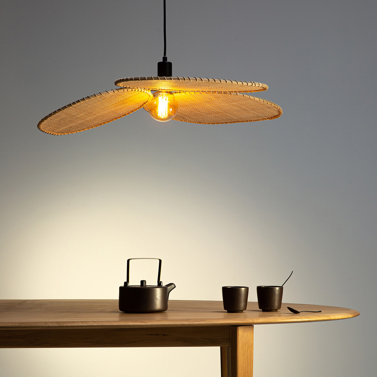 Canopée small pedant lamp, designed by Emmanuel Gallina natural, EMMANUEL GALLINA X AM.PM