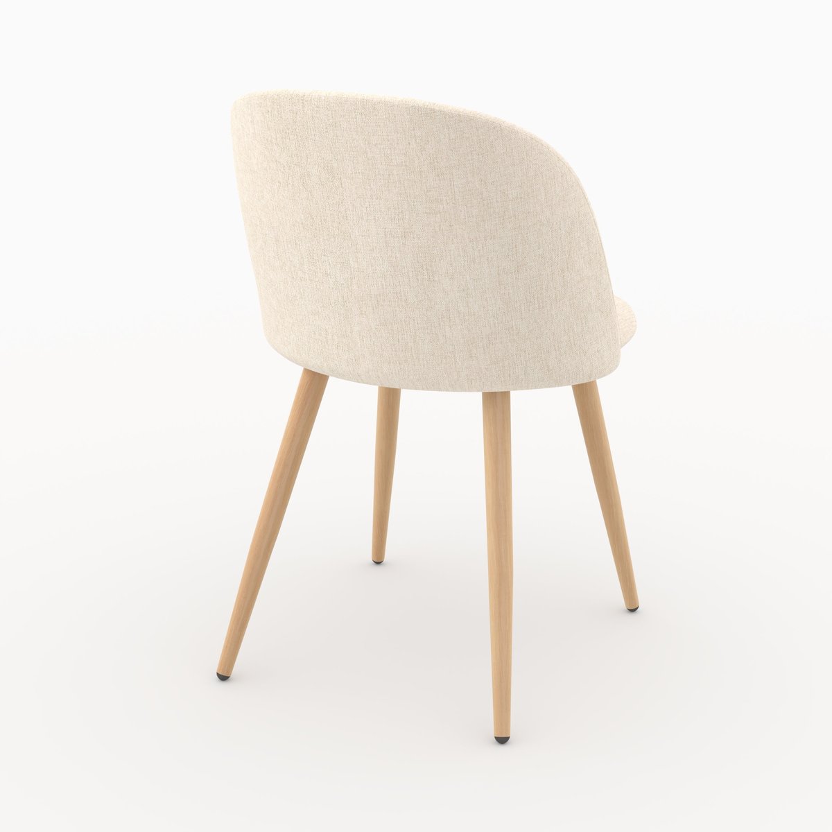 Chaise en tissu Cozy - COZY beige, MAISON PAVANE