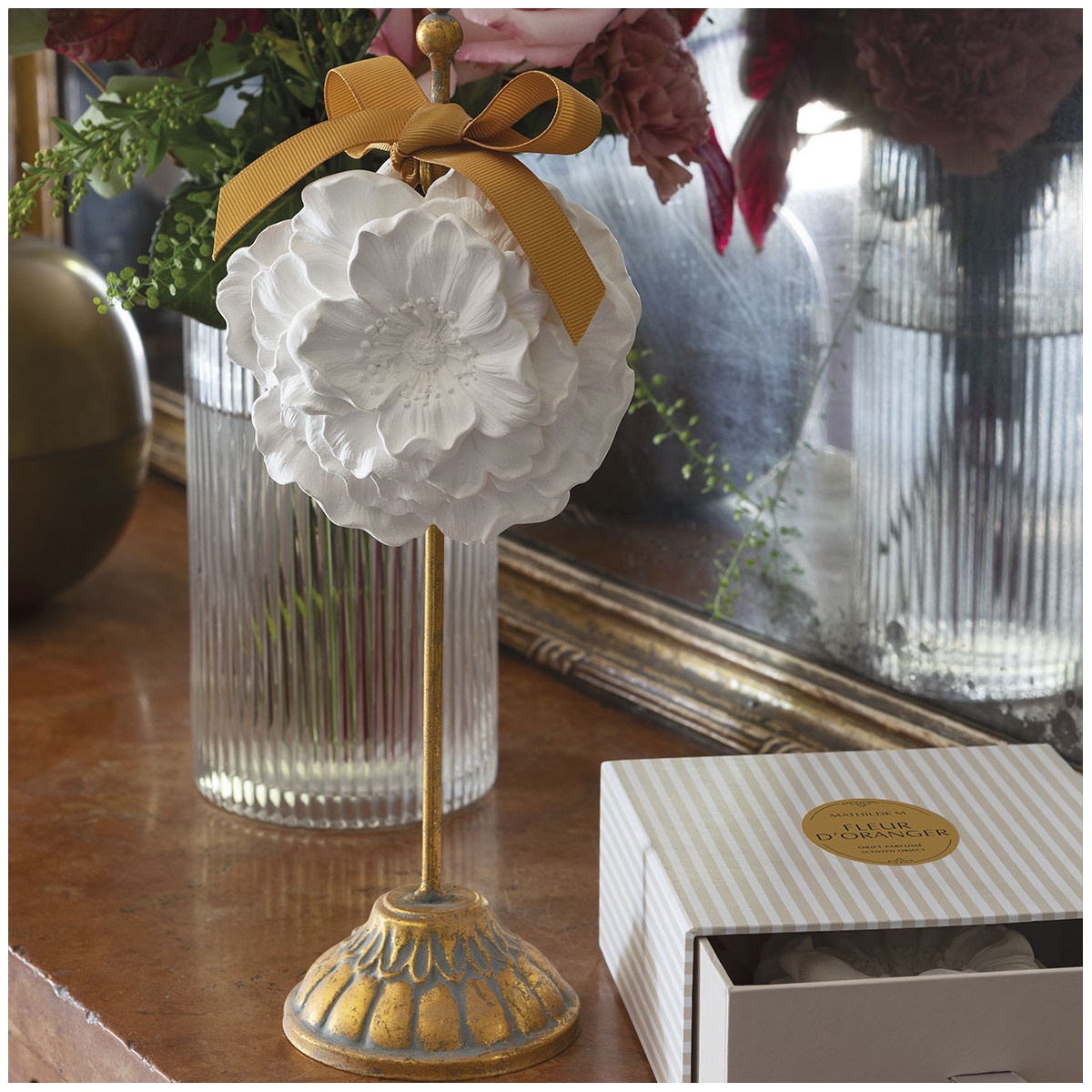 Grande Fleur parfumée - Fleur d'Oranger blanc, MATHILDE M