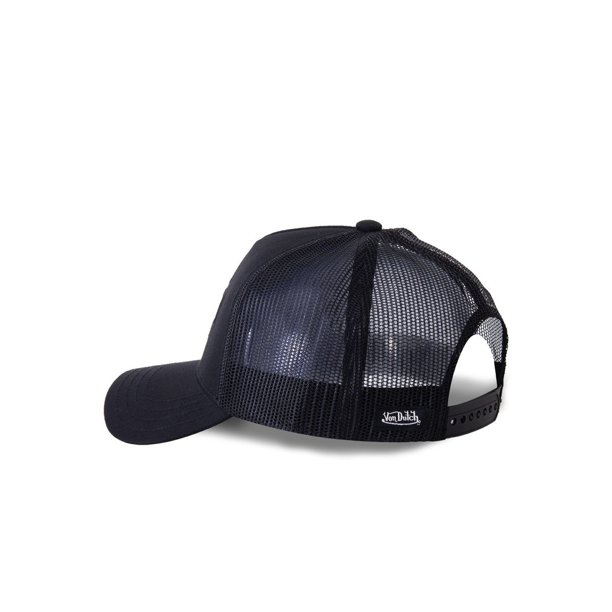 Casquette Trucker avec filet Biker noir, VON DUTCH