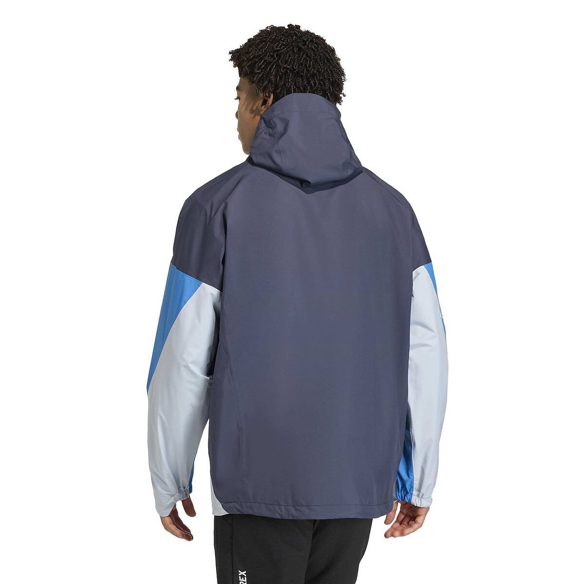 Giacca a vento Terrex Xploric a 2,5 strati blu, adidas Performance