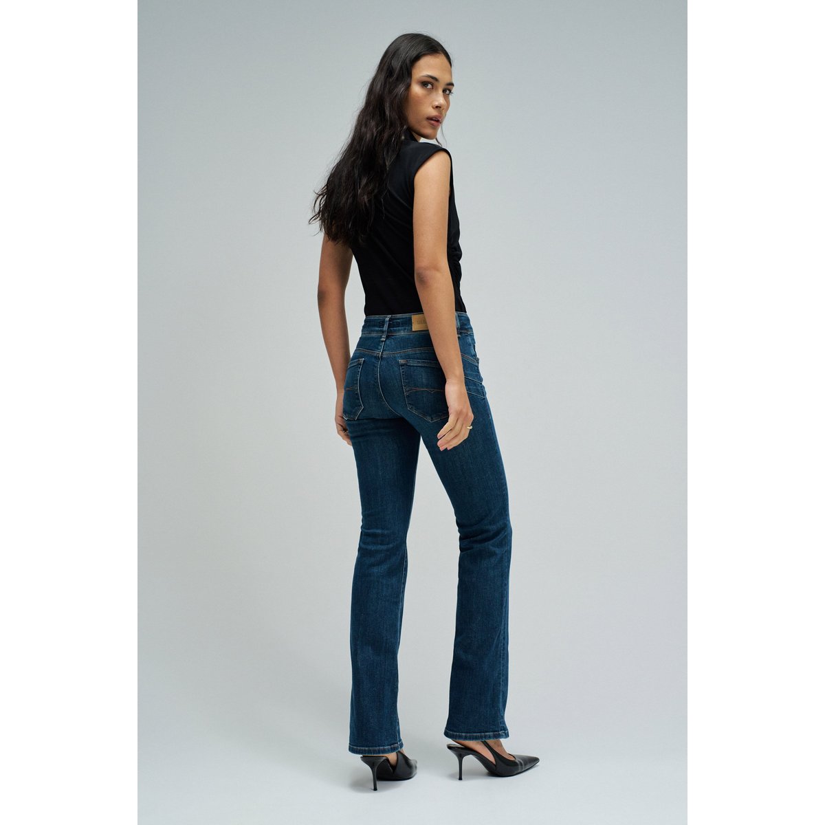 JEAN SECRET PUSH IN BOOTCUT bleu vintage, SALSA JEANS