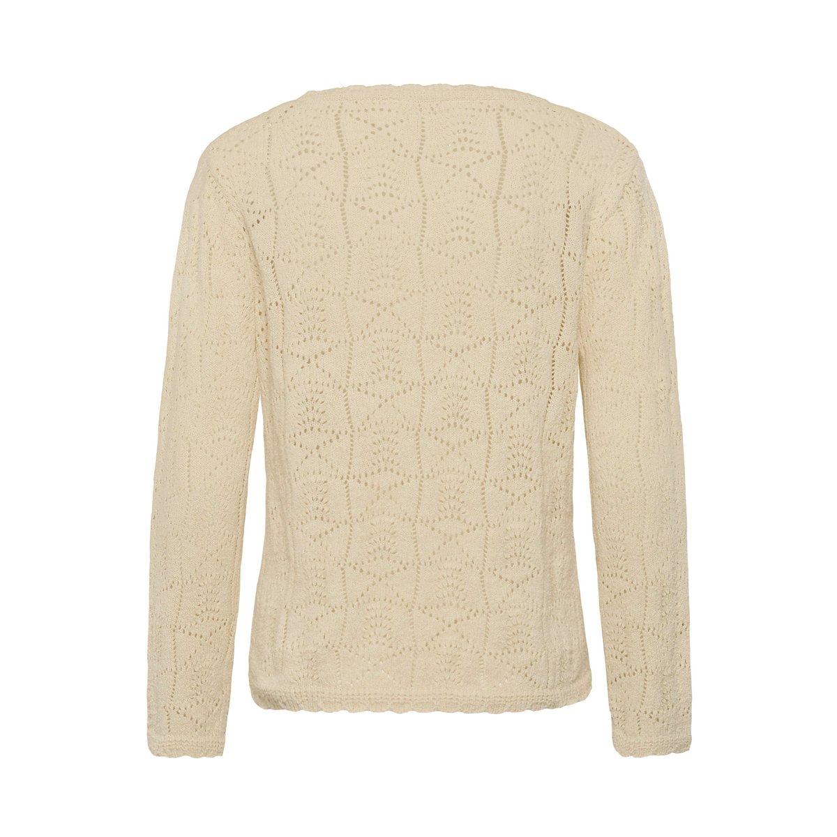 Pullover tricoté blanc turtledove, SOAKED IN LUXURY