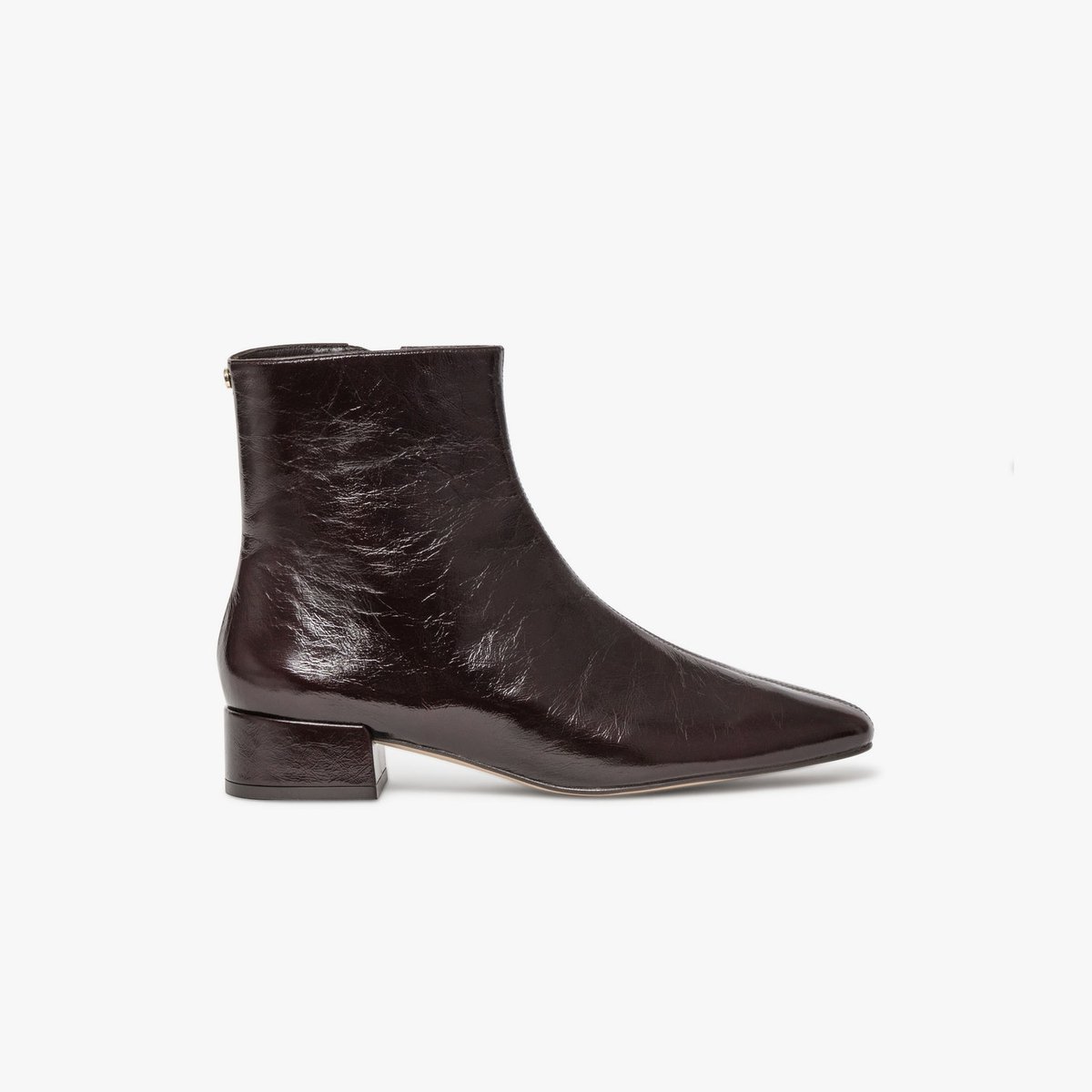 Boots À Talon en cuir MELLE marron marron fonce, BOCAGE