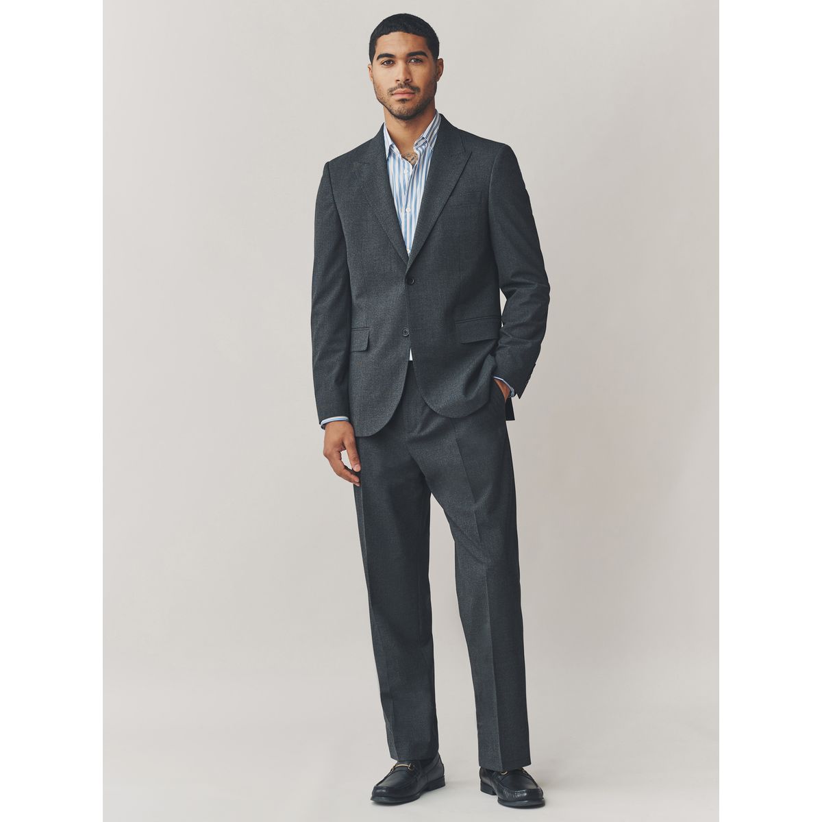 Pantalon de costume stretch motionflex gris, NEXT