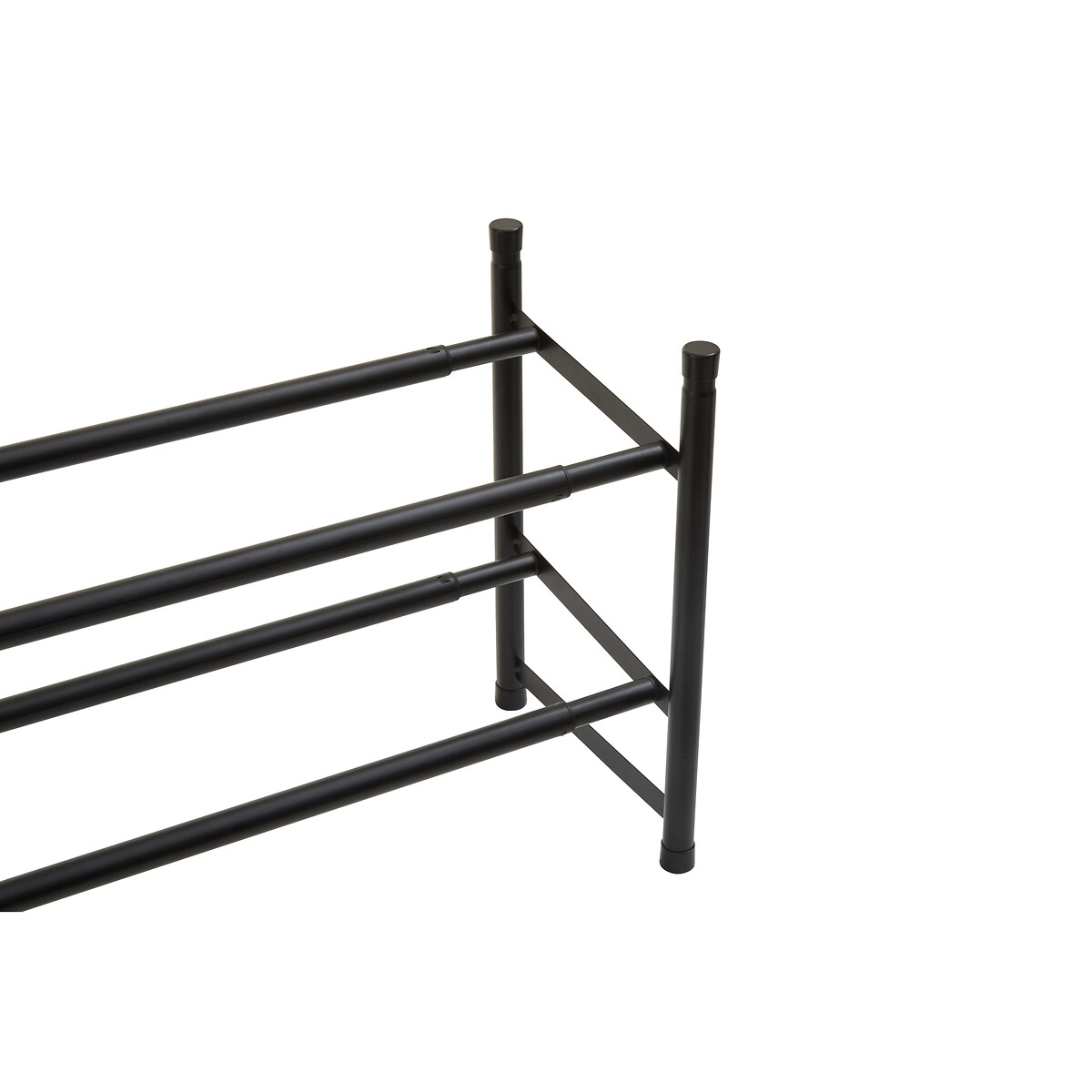 Lysa 2-Tier Shoe Rack black, SO'HOME