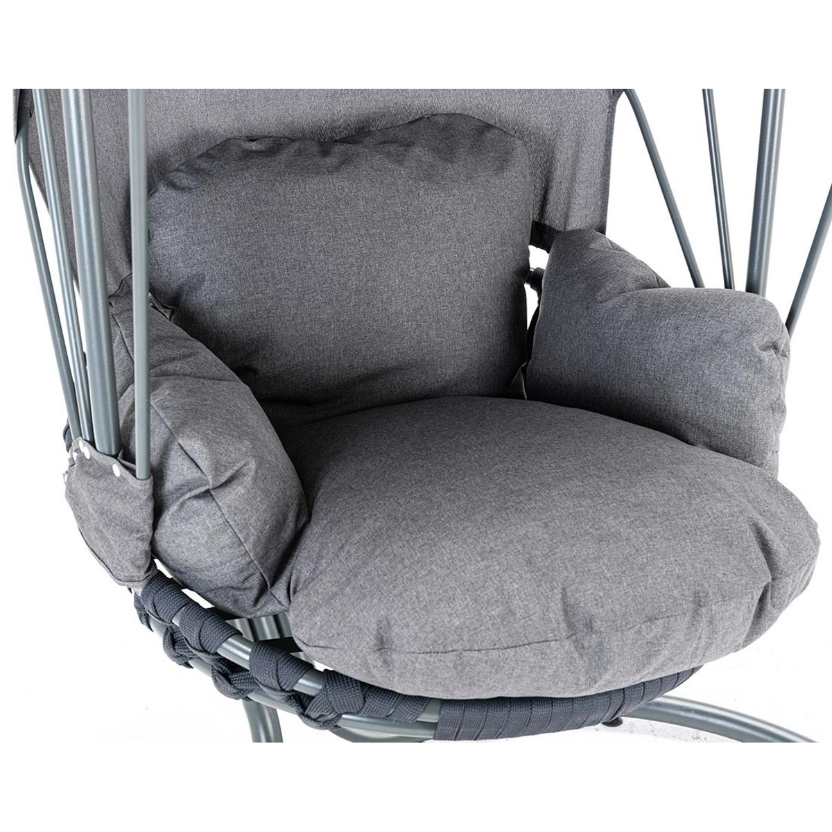 Fauteuil suspendu - NAMU noir / gris, LISA DESIGN