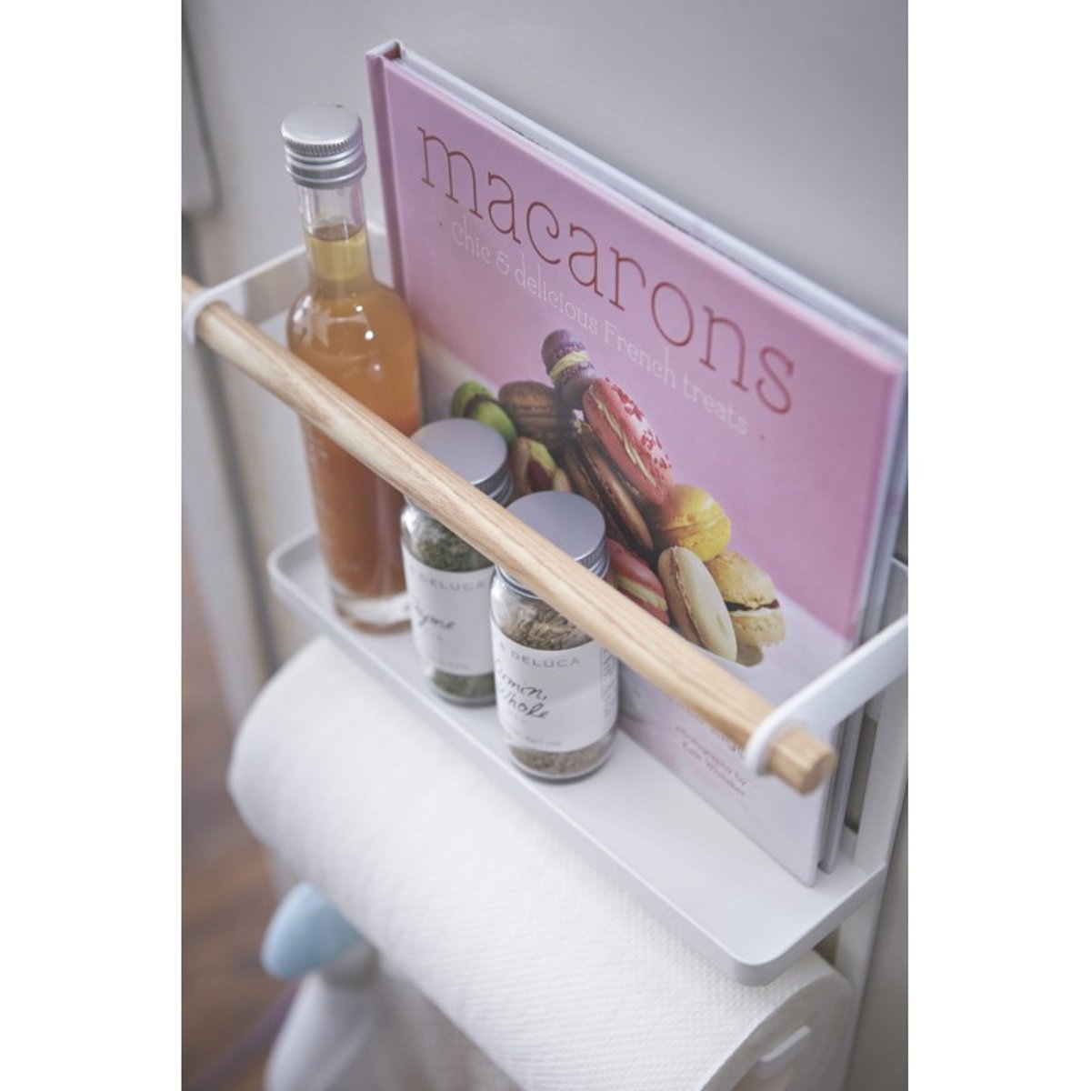 Etagère de cuisine murale magnétique TOSCA blanc, YAMAZAKI