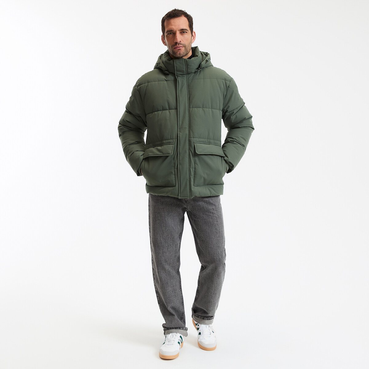 Doudoune puffy vert kaki, LA REDOUTE COLLECTIONS