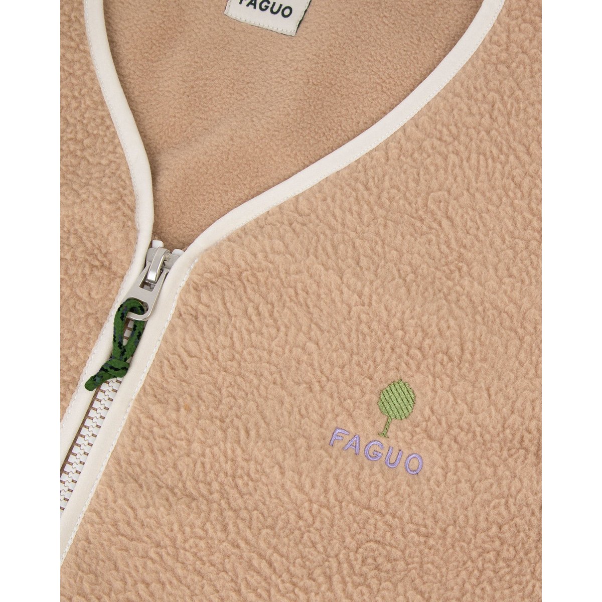 Veste polaire TEILLAY taupe, FAGUO