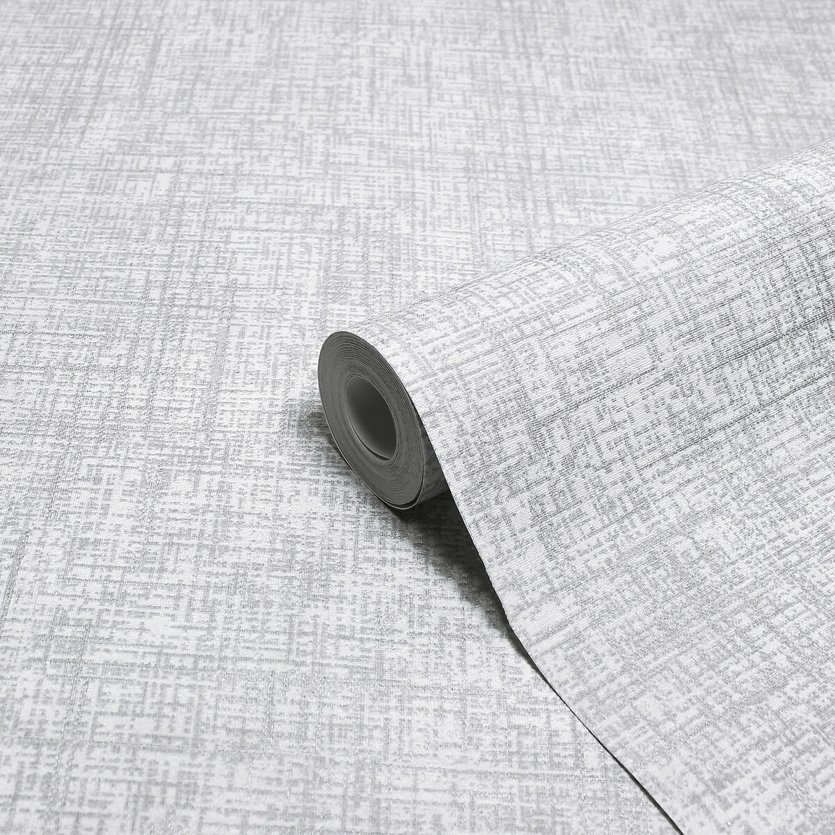 10m Luxe Serafina Abstract Vinyl Wallpaper silver-coloured, FURN.