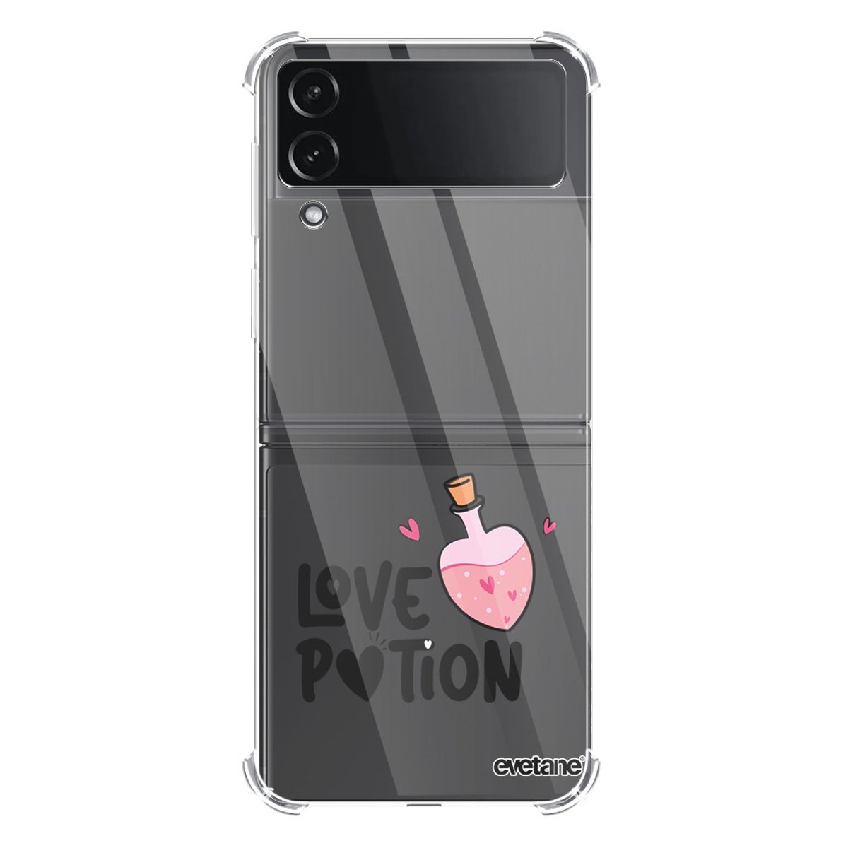 Coque souple renforcée Coque Galaxy Z Flip 4 love potion, EVETANE