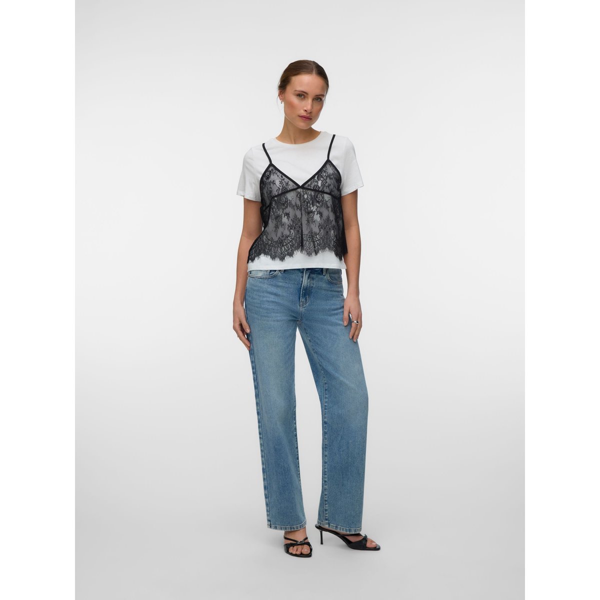 Top snow white, VERO MODA