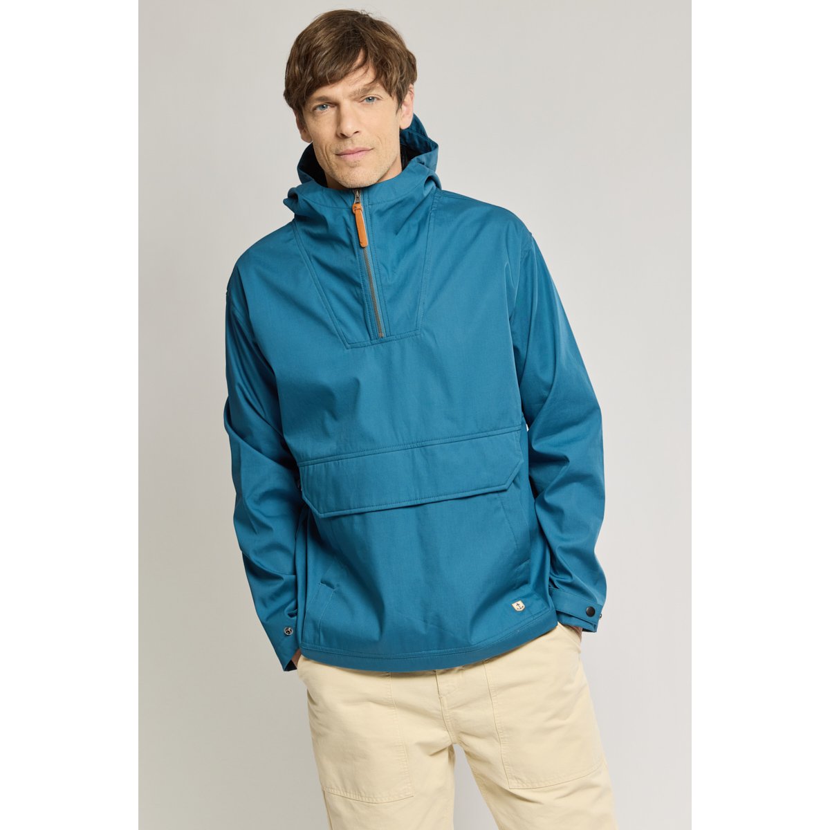 Vareuse déperlante en coton bleu glacial, ARMOR-LUX
