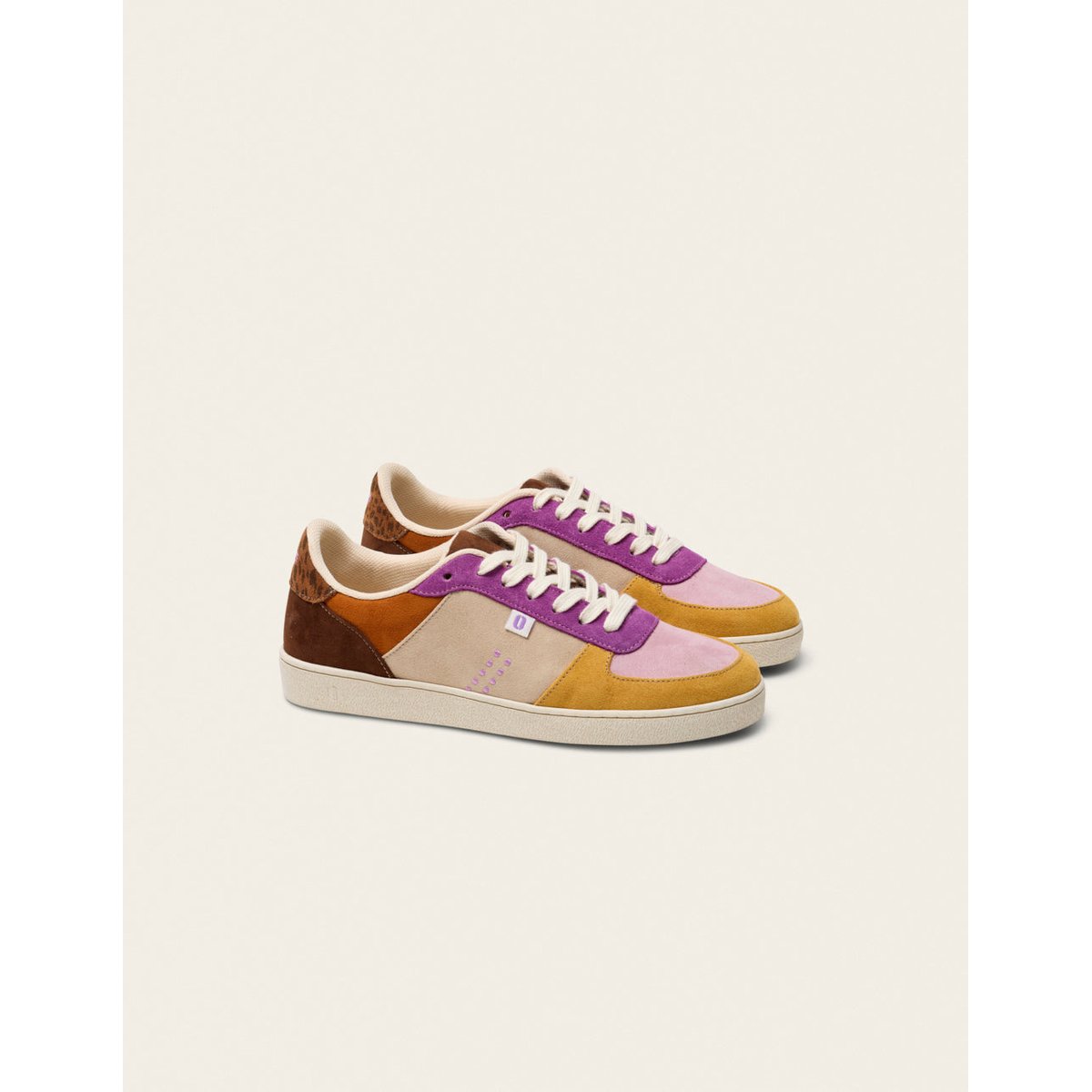 Baskets MARIE ocre lilas violet, ODAJE