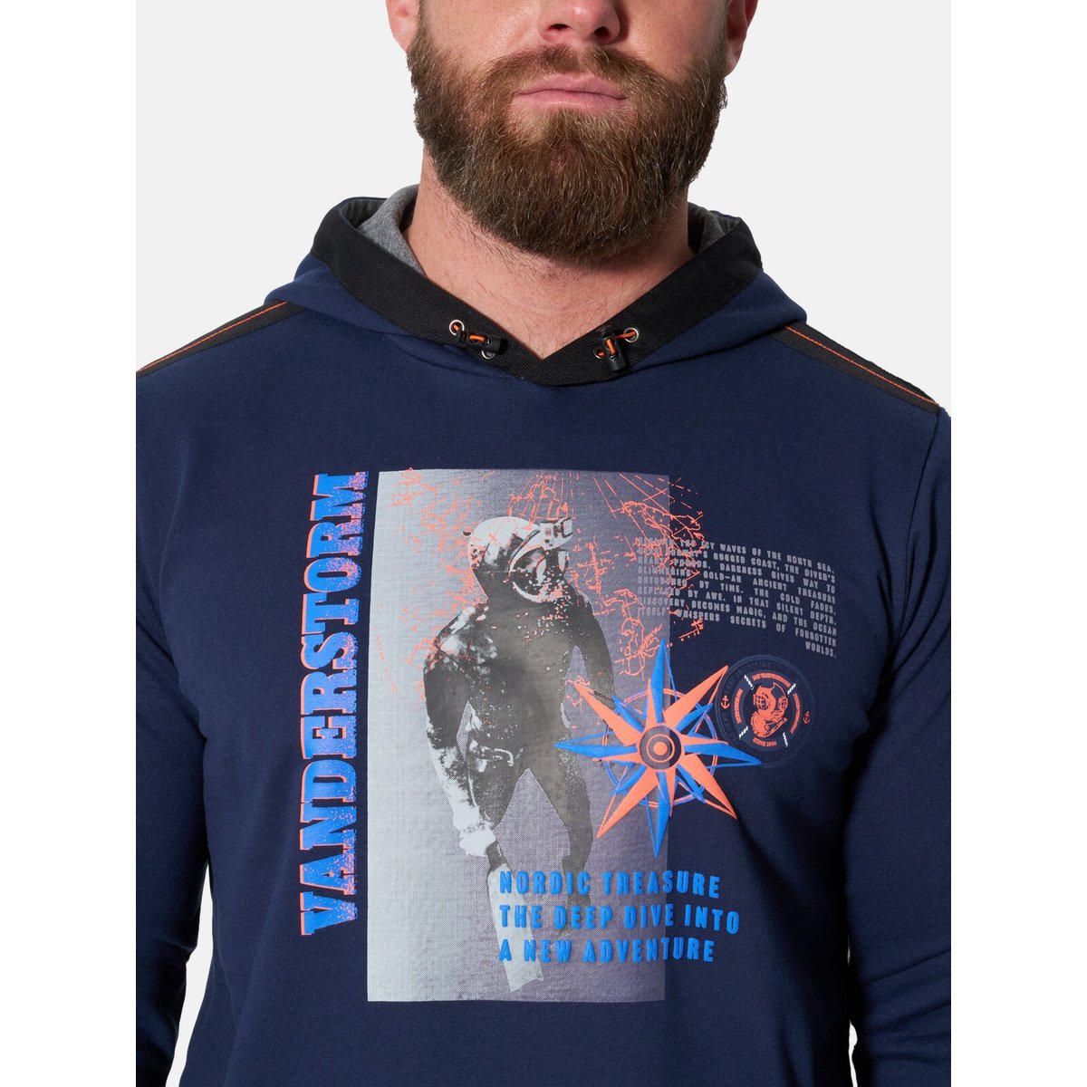 Sweatshirt FINNGARD bleu foncé, JAN VANDERSTORM