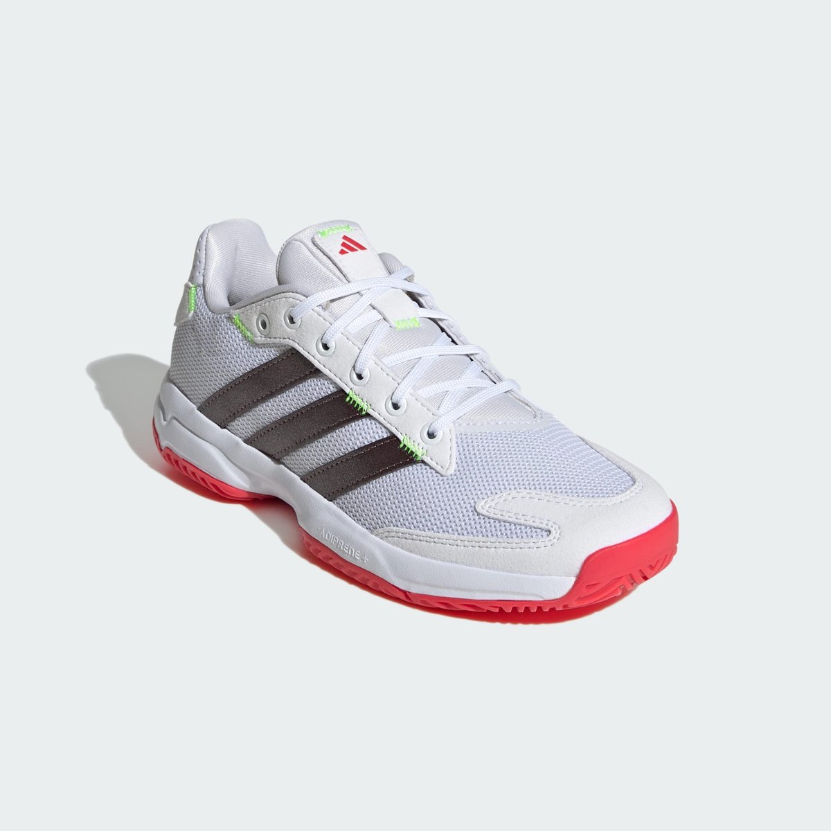 Chaussure Stabil Indoor Enfants Chaussure Stabil Indoor Enfants cloud white / aurora met. / semi lucid red, adidas Performance