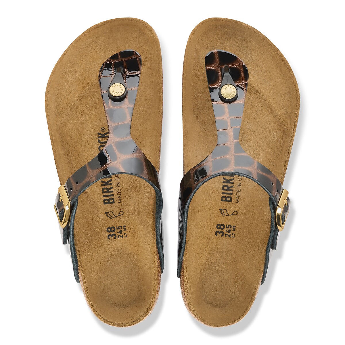 Gizeh Flip Flops dark brown, BIRKENSTOCK