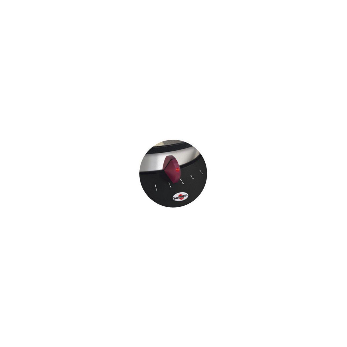 Crêpière Diabolo noir CEBPF2BO couleur unique, KRAMPOUZ