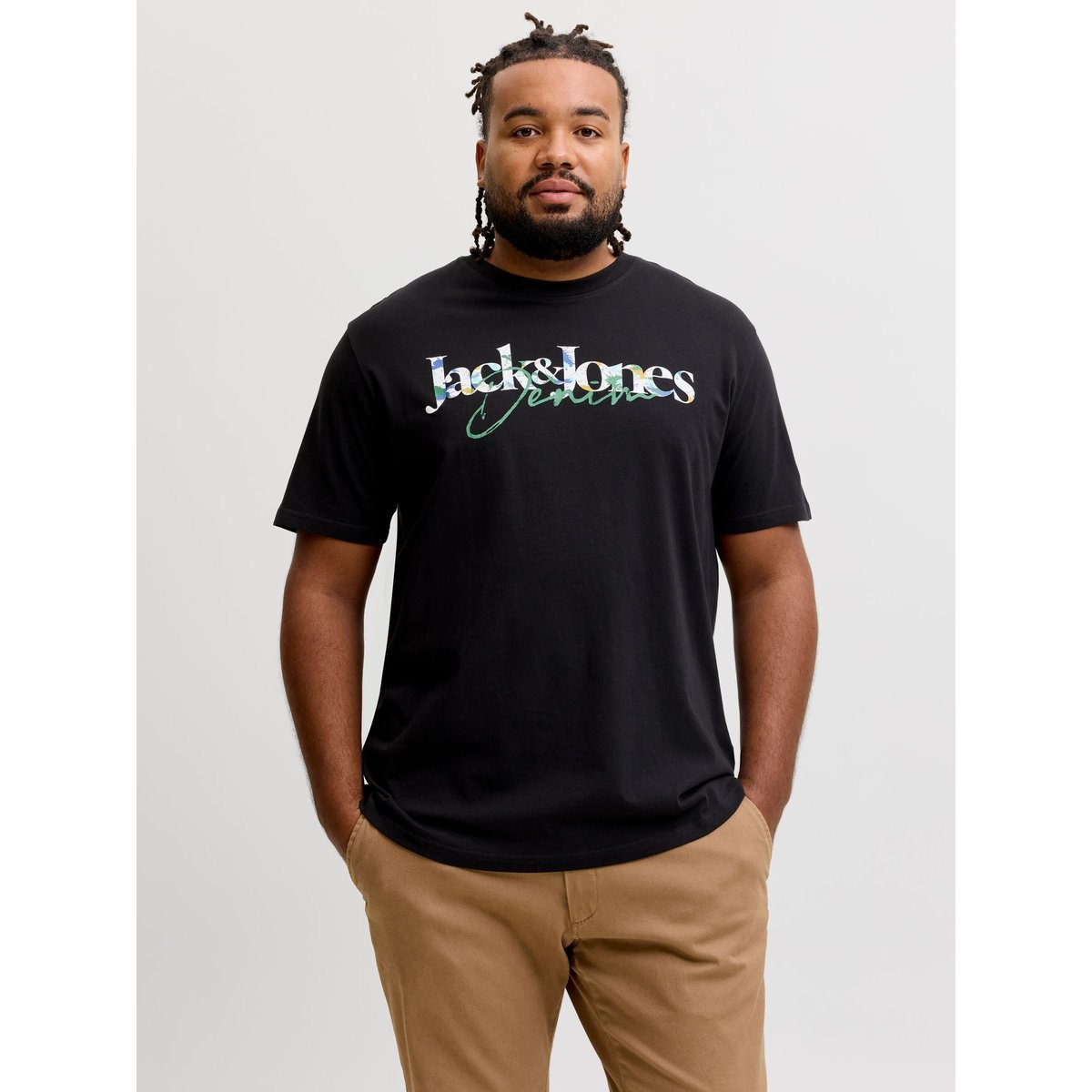 T-Shirt black 1, JACK & JONES