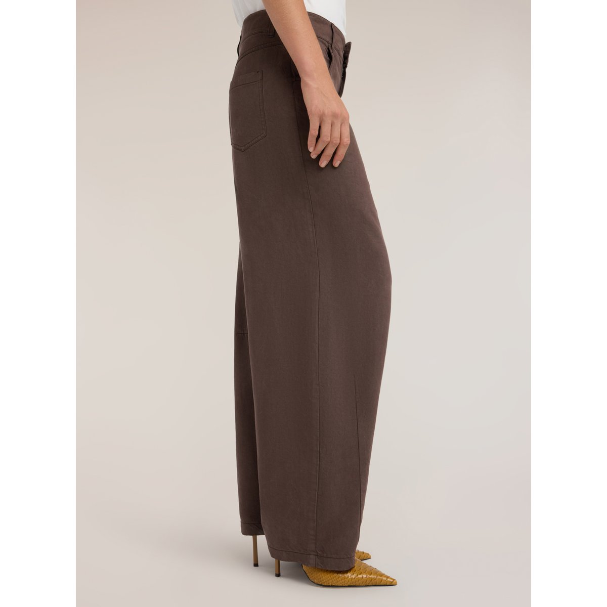 Pantalon barrel marron, MOTIVI
