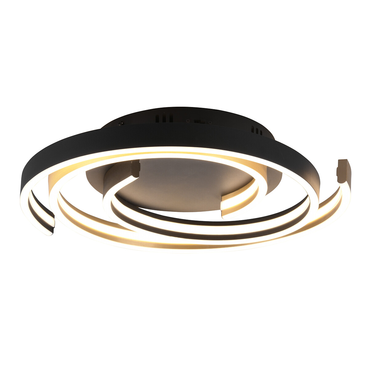 Candeeiro de teto Caya, TRIO Lighting latão mate, TRIO LIGHTING