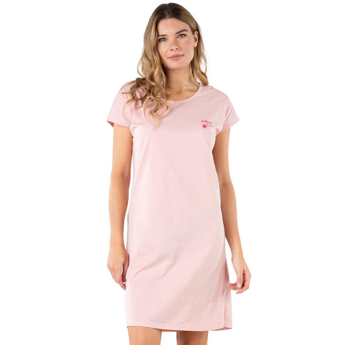 Nuisette PRINT rose pêche, ATHENA
