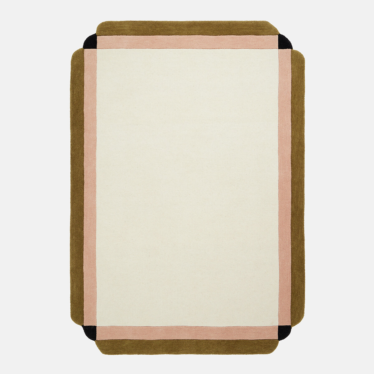 Tapis en laine, MADIA ecru/rose/bronze, LA REDOUTE INTERIEURS