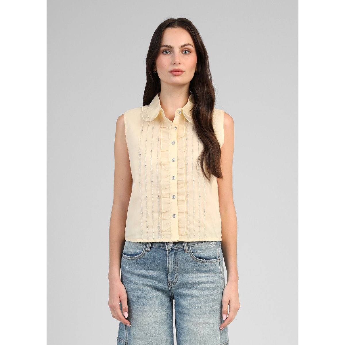 Chemise SWANY jaune, AN'GE