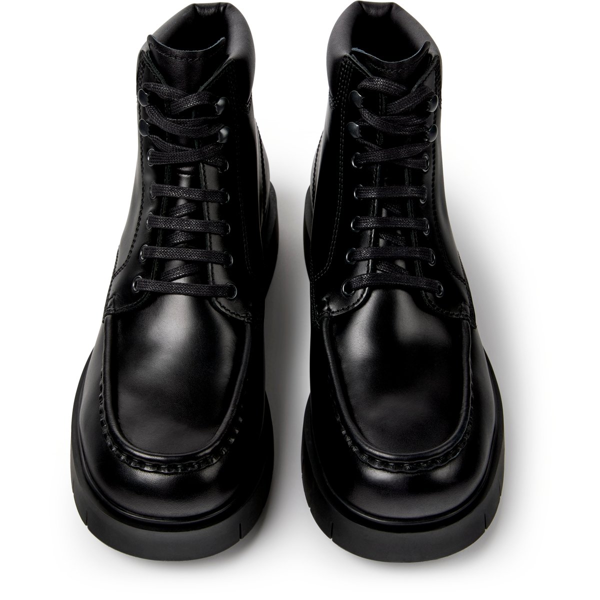 Bottines acets Alaro Smooth Leather noir 002, CAMPER