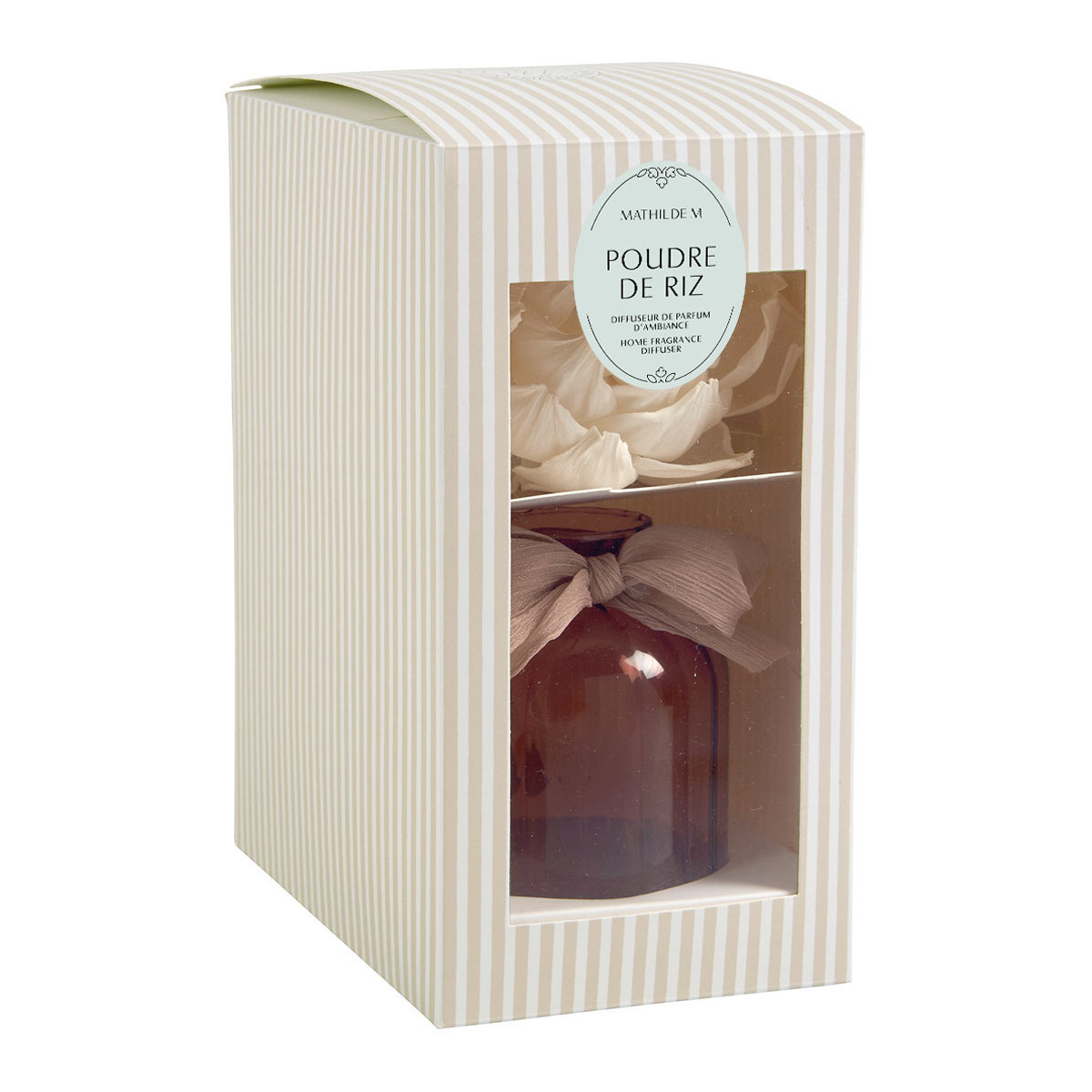 Diffuseur de parfum d'ambiance Poudre de Riz rose, MATHILDE M