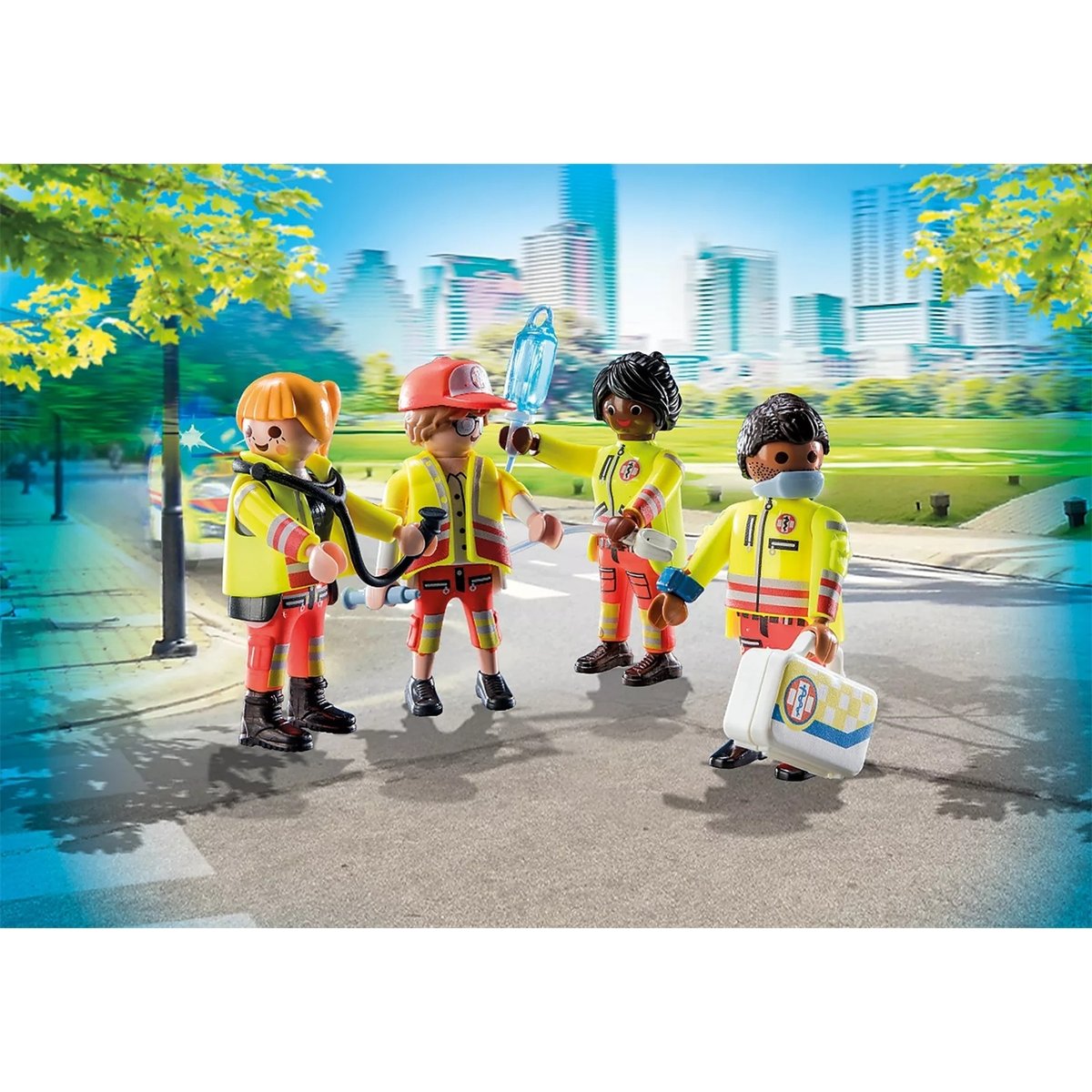 City Life Equipe de secouristes multicolore, PLAYMOBIL