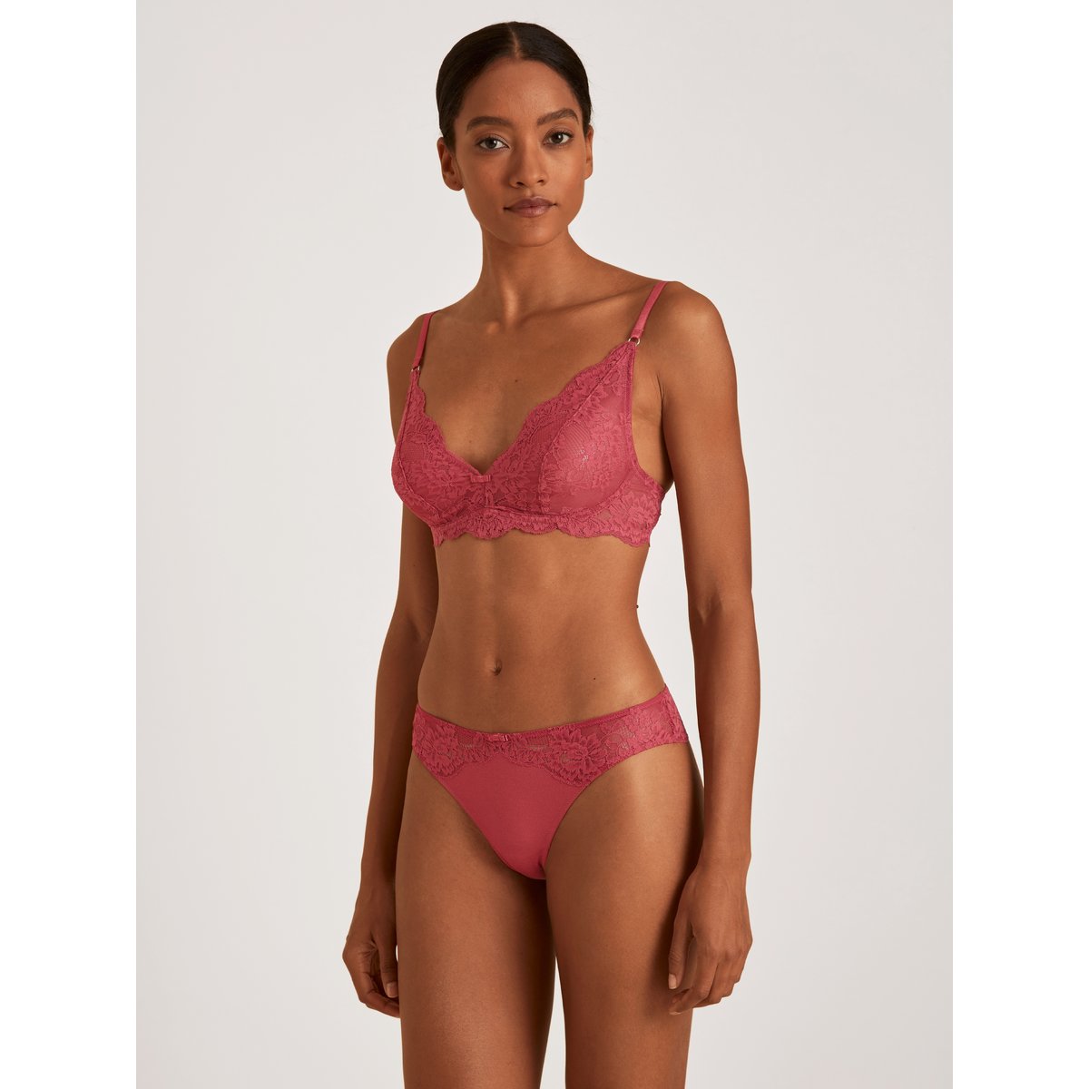 Soutien-gorge soft Polyamide MODAL SENSE rouge grenade, CALIDA